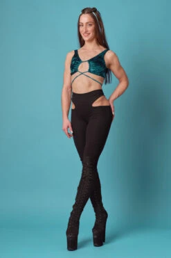 HotCakes Polewear Voyeur Leggings - Black -Lingerie Shop 11 HotCakes 22 241