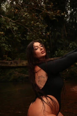 Rolling Lara Bodysuit - Black 16 Rolling Lara Bodysuit - Black -Lingerie Shop 187A0521