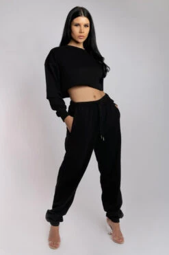 CXIX Oversized Jogger Bottoms - Black 16 CXIX Oversized Jogger Bottoms - Black -Lingerie Shop 20 08 20CreaturesofXIXEcom 43 1