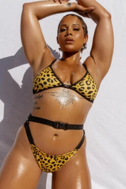 CXIX Buckle Up Bottoms - Yellow Leopard -Lingerie Shop 20 09 24CreaturesofXIX 106