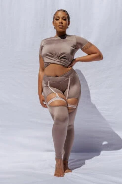 CXIX Confession Garter Leggings - Bronzed -Lingerie Shop 20 09 24CreaturesofXIX 3