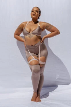 CXIX Confession Garter Leggings - Bronzed -Lingerie Shop 20 09 24CreaturesofXIX 4