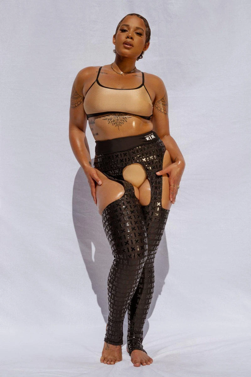 CXIX Gecko Grip Cowgirl Leggings - Black 3 CXIX Gecko Grip Cowgirl Leggings - Black