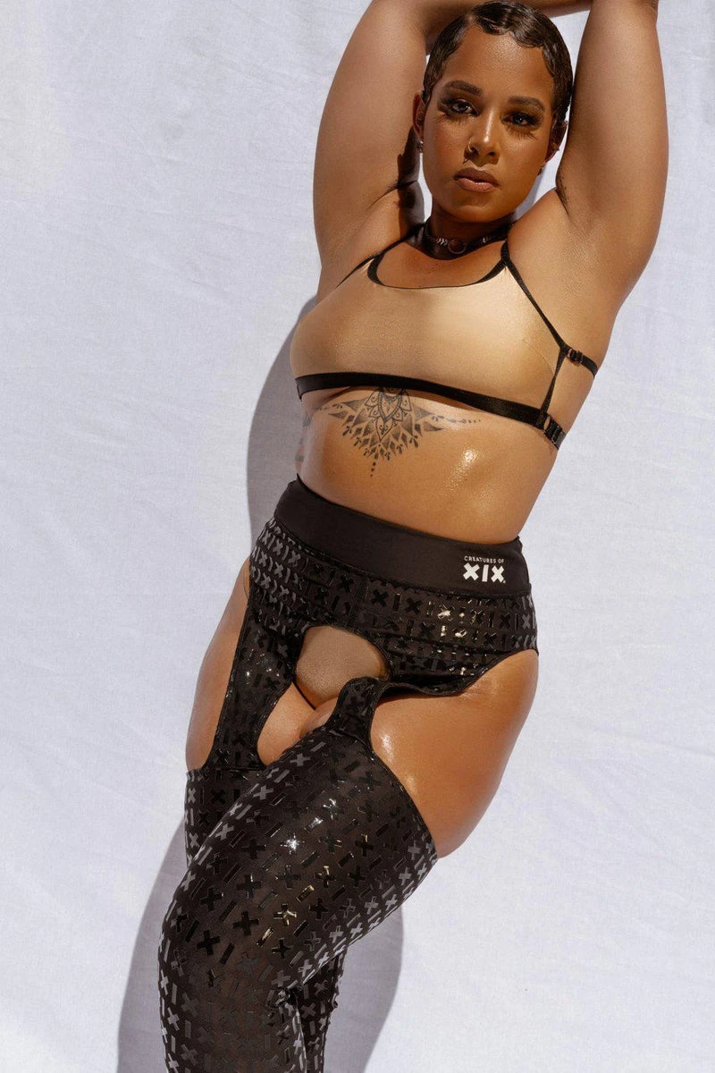 CXIX Gecko Grip Cowgirl Leggings - Black 10 CXIX Gecko Grip Cowgirl Leggings - Black - Image 8