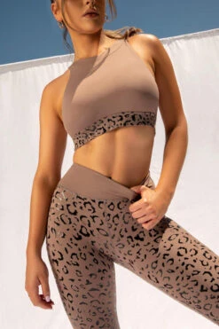 CXIX Gecko Grip Leggings - Dusky Leopard 14 CXIX Gecko Grip Leggings - Dusky Leopard -Lingerie Shop 20 12 10Creatures 86 1