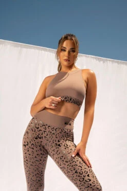 CXIX Gecko Grip Leggings - Dusky Leopard -Lingerie Shop 20 12 10Creatures 88