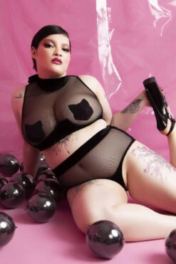 Rolling Gigi Shorts - Black -Lingerie Shop 2022 09 27 ROLLING 2886copy