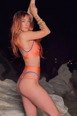 HotCakes Polewear Circe Top - Peach/Teal -Lingerie Shop 2023 06 HotCakesMermaids 487 a3d628e6 5186 4964 bfba df7a0e484787 1