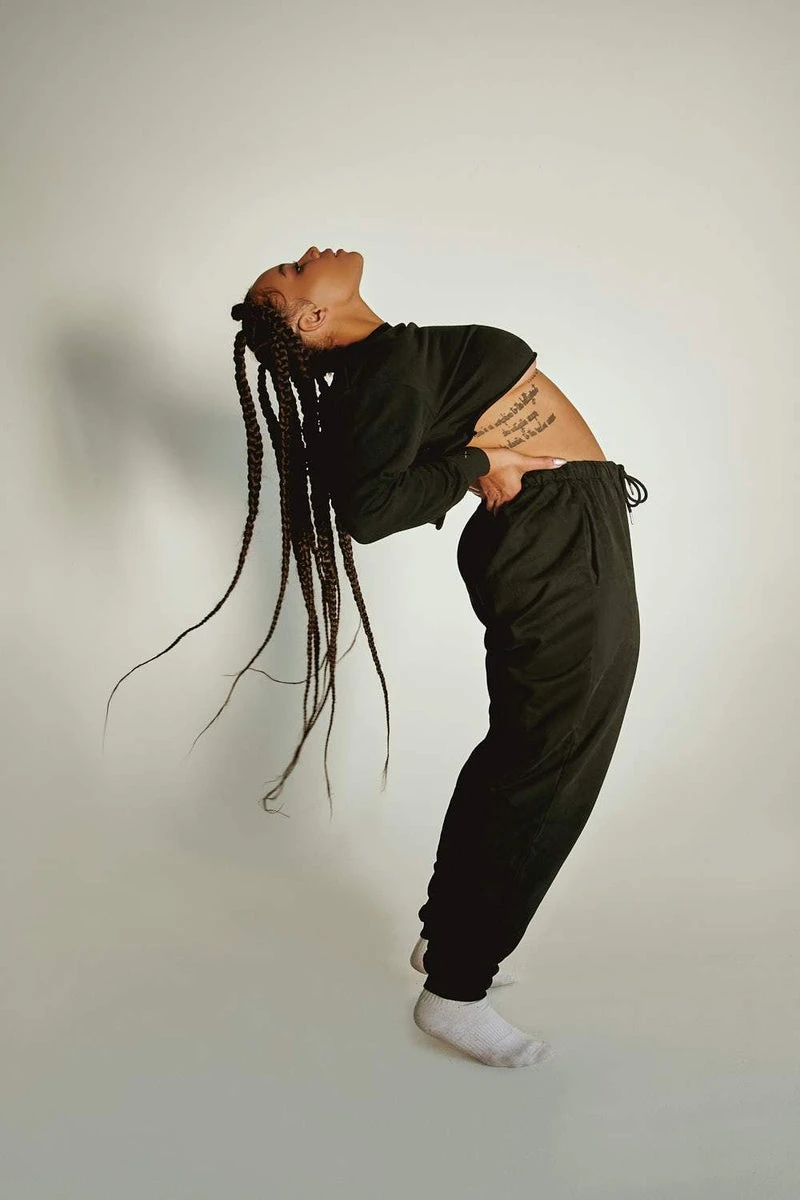 CXIX Oversized Jogger Bottoms - Black 7 CXIX Oversized Jogger Bottoms - Black - Image 5