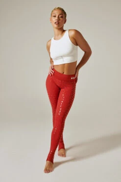 CXIX Gecko Grip Leggings - Red Rust -Lingerie Shop 21 05 24CreaturesofXIX12725 edit 1