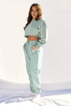 CXIX Oversized Jogger Bottoms - Sage -Lingerie Shop 21 06 25CreaturesofXIX edit 3