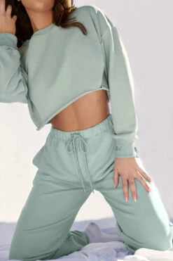 CXIX Oversized Jogger Bottoms - Sage -Lingerie Shop 21 06 25CreaturesofXIX edit 8 1