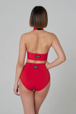 Shark Polewear High Waist Shorts - Red -Lingerie Shop 21.12.20 07637