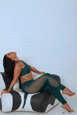 CXIX Baddie Leggings - Teal -Lingerie Shop 22 10 06CXIX73821