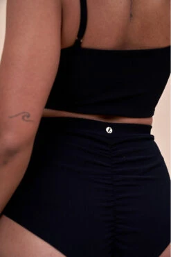 Lunalae High Waist Shorts - Ribbed Black 9 Lunalae High Waist Shorts - Ribbed Black -Lingerie Shop 221011 LunaLae 01 0053