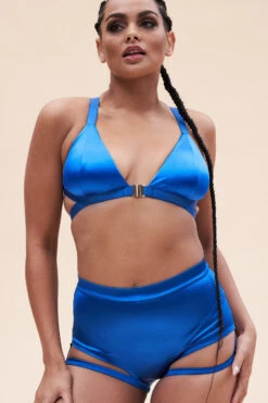 Lunalae Follow Me Bra - Satin Electric Blue 10 Lunalae Follow Me Bra - Satin Electric Blue -Lingerie Shop 221011 LunaLae 34 1441