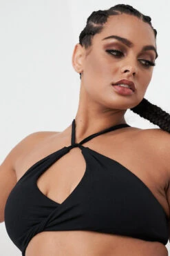 Lunalae Sage Top - Recycled Black -Lingerie Shop 221011 LunaLae 52 2052