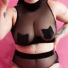 Rolling Meow Pasties - Vinyl Black 2 Rolling Meow Pasties - Vinyl Black -Lingerie Shop 22 10 4 417 pasties20e20conj20Gigi