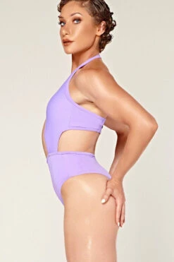 CXIX Dollhaus Halter Bodysuit - Purple -Lingerie Shop 23 01 03CXIX 11591