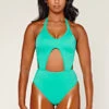 CXIX Dollhaus Halter Bodysuit - Aqua -Lingerie Shop 23 01 03CXIX 13411