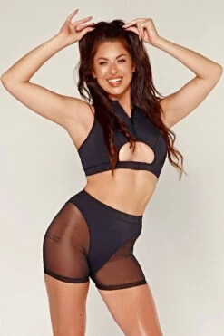 CXIX Dollhaus Mesh Biker Shorts - Black -Lingerie Shop 23 01 03CXIX 1451