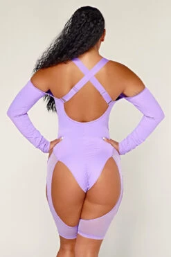CXIX Dollhaus Mesh Bodysuit - Purple -Lingerie Shop 23 01 03CXIX 3111