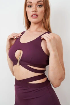Lunalae Naomi Scoop Neck Top - Recycled Mulberry 11 Lunalae Naomi Scoop Neck Top - Recycled Mulberry -Lingerie Shop 230329 LUNALAE 10 0542