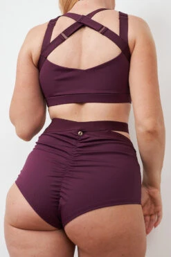 Lunalae Tara High Waisted Bottoms - Recycled Mulberry 13 Lunalae Tara High Waisted Bottoms - Recycled Mulberry -Lingerie Shop 230329 LUNALAE 11 0561