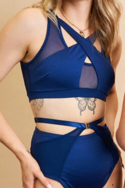 Lunalae Katherine Cross Over Top - Recycled Navy 12 Lunalae Katherine Cross Over Top - Recycled Navy -Lingerie Shop 230329 LUNALAE 28 1064 1