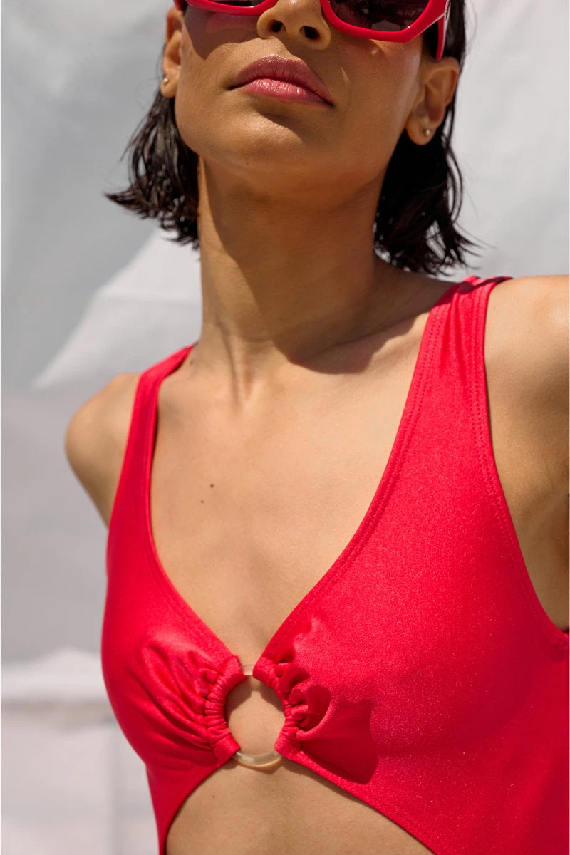 HotCakes Polewear Robbie Bodysuit - Coral 8 HotCakes Polewear Robbie Bodysuit - Coral - Image 6