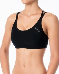 Dragonfly Nicole Top - Black -Lingerie Shop 4023 fitness podprsenka nicole 1