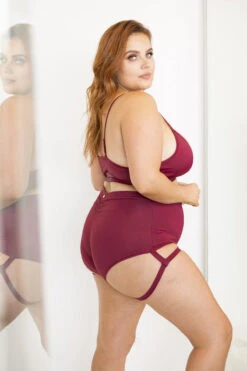 Lunalae Bella Top - Wine -Lingerie Shop 6R7A8663