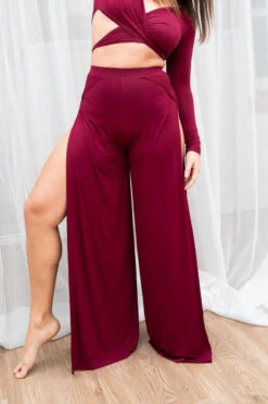 Lunalae Aster Pants - Wine 10 Lunalae Aster Pants - Wine -Lingerie Shop 7