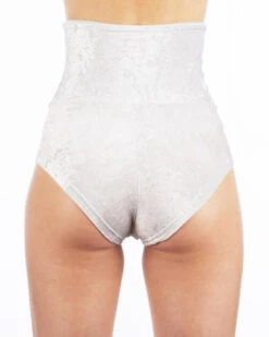 Dragonfly Betty High-Waisted Shorts - Velvet Silver -Lingerie Shop 7bbj87uctb.Betty shorts velvet white 3