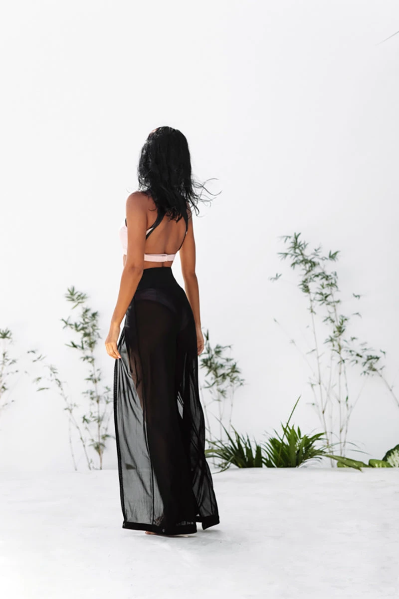 CXIX Snatched Mesh Make Moves Pants - Black 4 CXIX Snatched Mesh Make Moves Pants - Black - Image 2