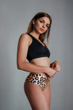 Pole Addict Back To Basics Top - Black -Lingerie Shop Back to Basics Top Sunrise Leop HP 3