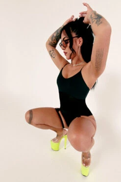 CXIX Baddies Garter Bodysuit - Onyx 14 CXIX Baddies Garter Bodysuit - Onyx -Lingerie Shop BaddiesGarterBodysuitBlackWideAngle3 1