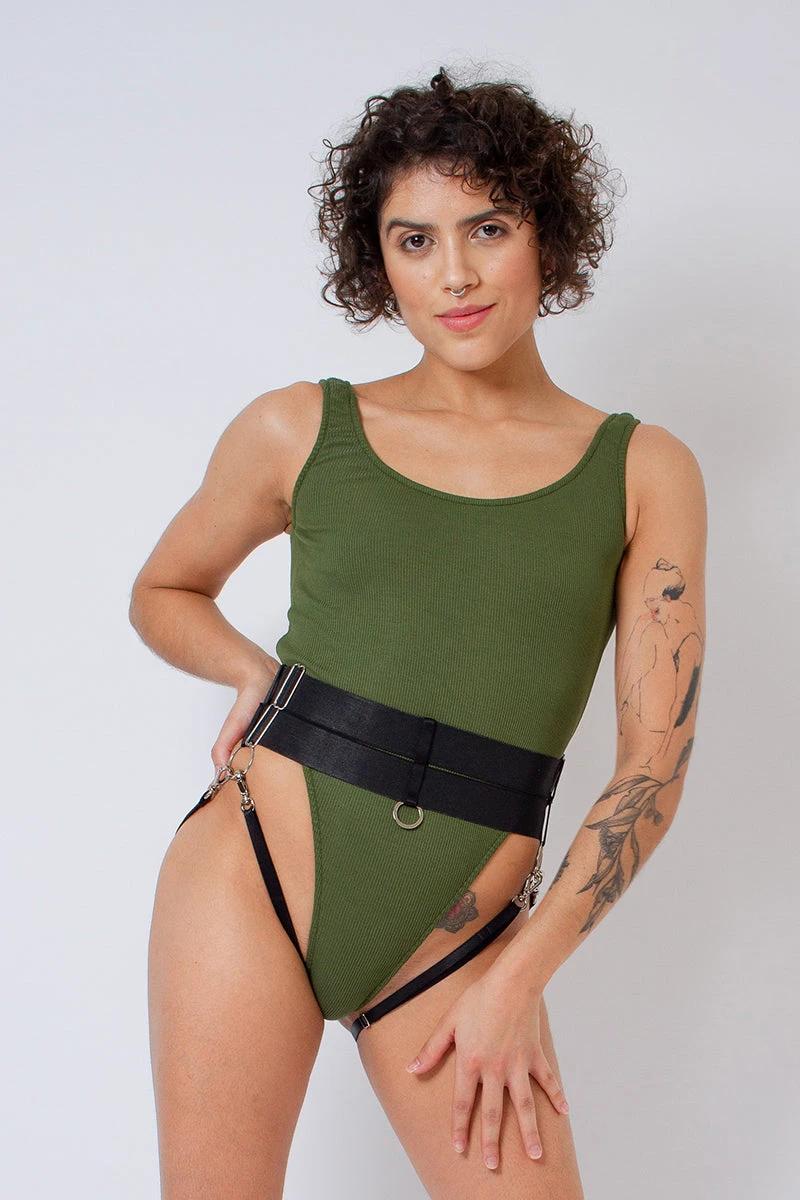 Rolling Lara Bottom Harness - Black 7 Rolling Lara Bottom Harness - Black - Image 6