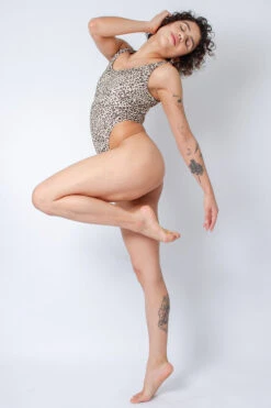 Rolling Juma Bodysuit - Beige Leopard -Lingerie Shop Copiade MG 7019
