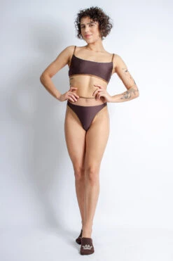 Rolling Vento Reversible Selva Top - Beige Leopard/Chocolate -Lingerie Shop Copiade MG 7211