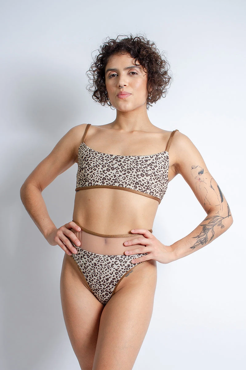 Rolling Vento Reversible Selva Bottoms - Beige Leopard/Chocolate 6 Rolling Vento Reversible Selva Bottoms - Beige Leopard/Chocolate - Image 4