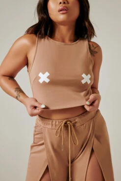 CXIX XX Tee 2.0 - Sand -Lingerie Shop CreaturesofXIXXXTee2.0 Sand21 05 24CreaturesofXIX11539 edit