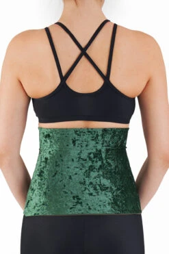 Dragonfly Back Warmer - Velvet Emerald -Lingerie Shop DF Velvet Backwarmer emerald3