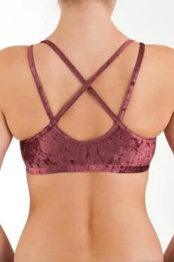 Dragonfly Nicole Top - Velvet Amaranth -Lingerie Shop DF Velvet Nicole top amaranth3