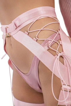 Naughty Thoughts XXX Rated Suspender - Pink -Lingerie Shop DL 09048copy