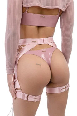 Naughty Thoughts XXX Rated Suspender - Pink -Lingerie Shop DL 09075copy