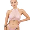 Naughty Thoughts XXX Rated See Through Top - Pink -Lingerie Shop DL 09172copy