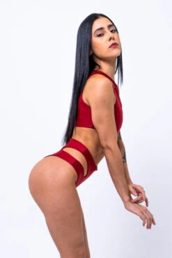 Sorte Under My Spell Bodysuit - Red -Lingerie Shop DSC4430