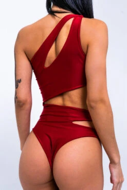 Sorte Under My Spell Bodysuit - Red -Lingerie Shop DSC4448