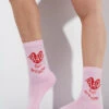 RAD Girls Do It Better Socks - Pink -Lingerie Shop DSCF0556